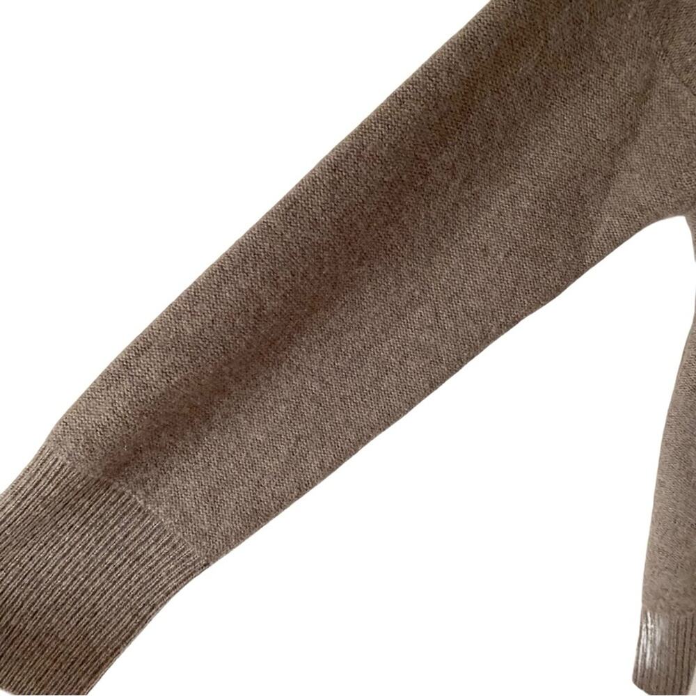 Vince Cashmere Fleck Turtleneck Sweater Taupe Ash size Small - Picture 6 of 11